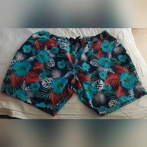 Winston Floral Drawstring Beach Cruise Shorts Size 56 (3XL)